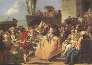 Giovanni Battista Tiepolo Carnival Scene or the Minuet (mk05)